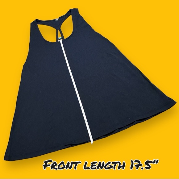 ⭐️HP⭐️NWT Threads 4 Thought Shift Style Moisture Wick Tank Top in Black. Medium - Picture 5 of 13